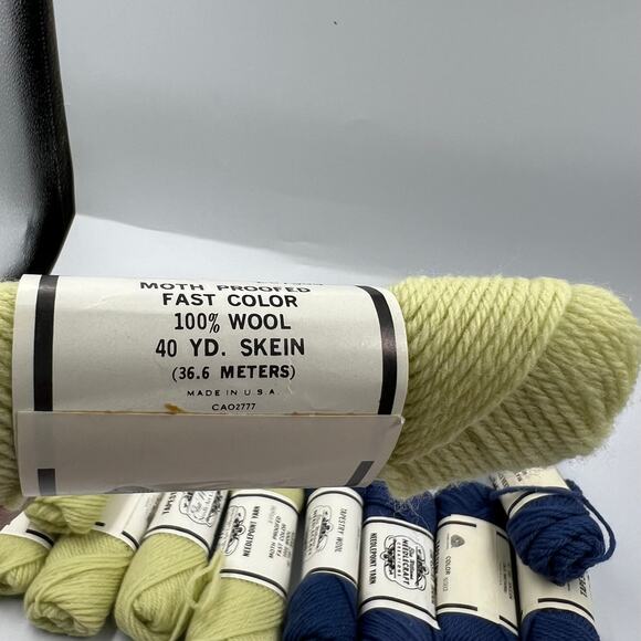 Vintage Tapestry Pure Wool Needlecraft Creation Elsa Williams Yarn 12 Skeins - Picture 3 of 11